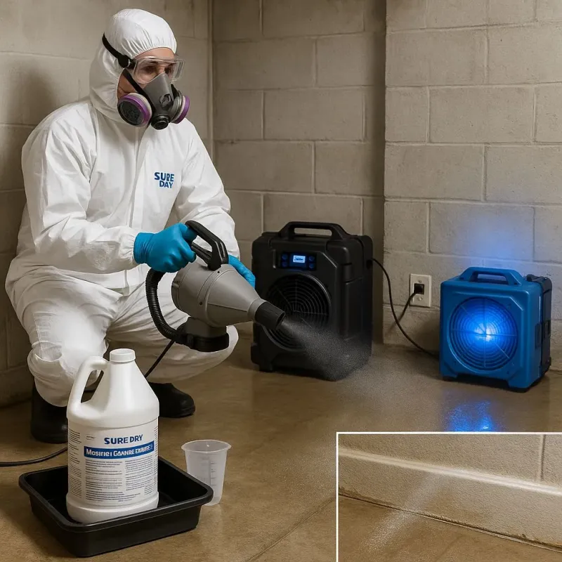 Sanitization and Odor Removal process in New Boston, NH