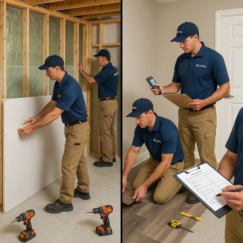 Repairs and Reconstruction process in New Boston, NH