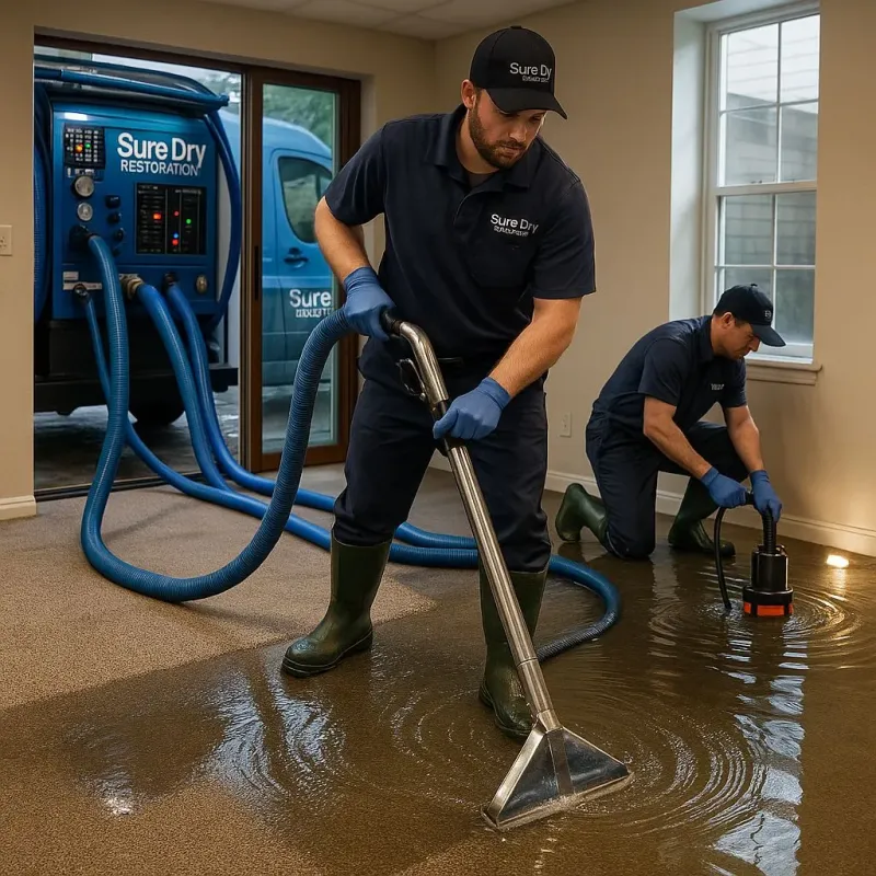 Water Extraction and Removal process in New Boston, NH
